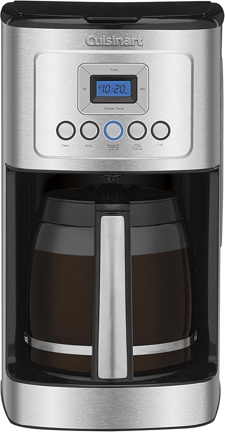 Cuisinart 14-Cup Programmable Coffee Maker Bundle with Starbucks Ground Coffee Variety Pack