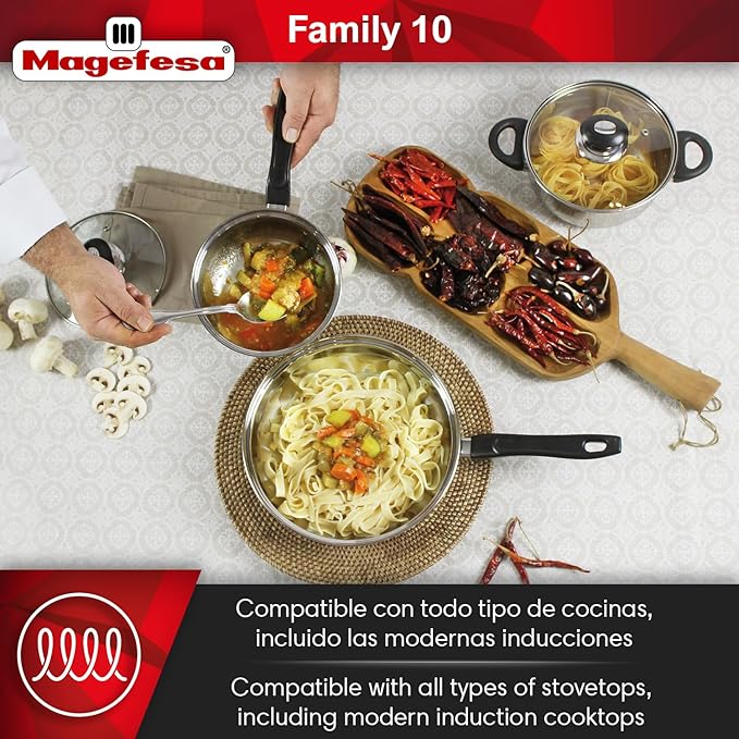 Magefesa Family 10-Piece Cookware Set