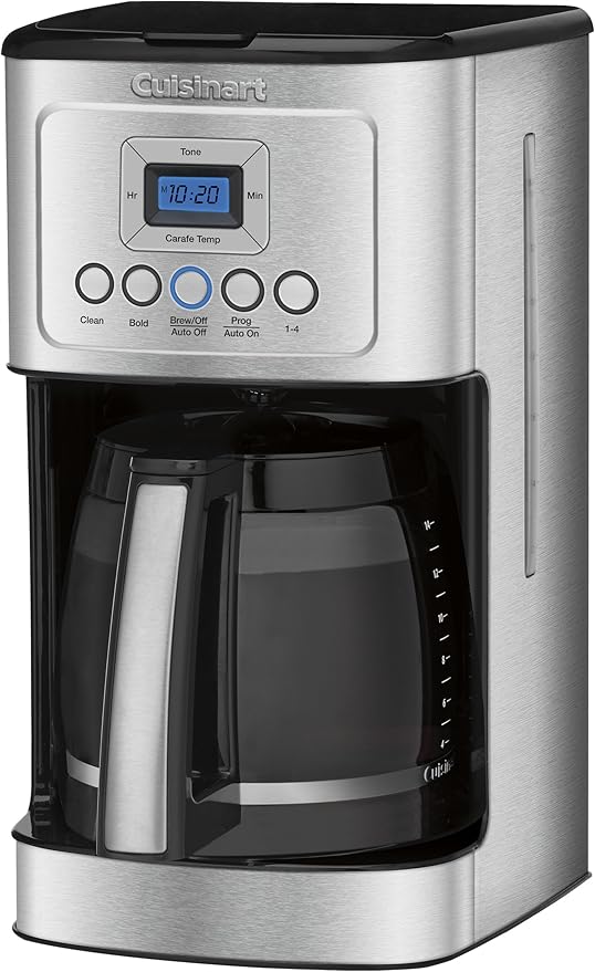Cuisinart 14-Cup Programmable Coffee Maker Bundle with Starbucks Ground Coffee Variety Pack