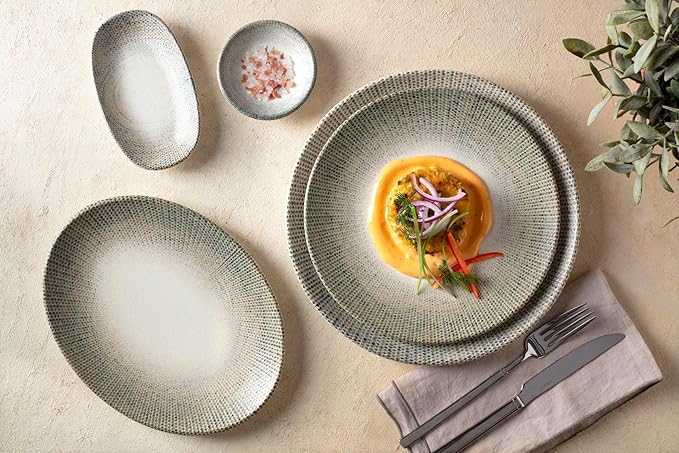 Dinnerware Set (Medium) - Sway - 24 pieces - 6 Persons - Porcelain
