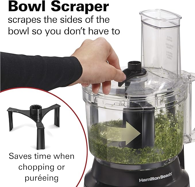 Hamilton Beach Wave Crusher Blender + Food Processor &amp Chopper