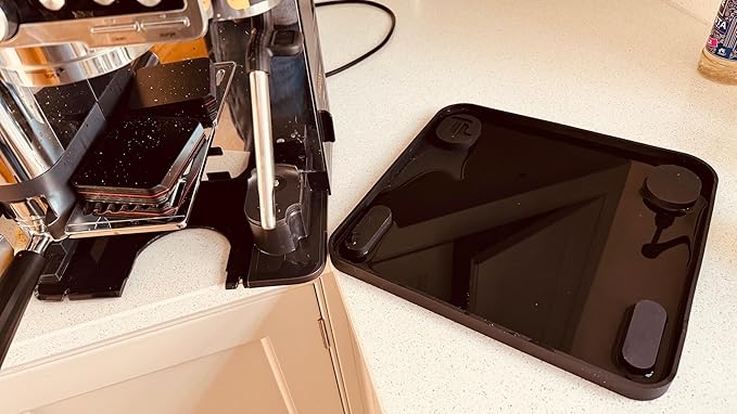 TUFF LUV The One Perfect Silicone Mat Accessory Compatible with Ninja Luxe Espresso [Essential [ES501]/ Premier [ES601] / Pro [ES701]] Coffee Machine – Prevents Water Stains &amp Leaks