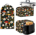 Appliance Covers for Kitchen Counter Mushroom Toaster Cover Daisy Toaster Covers 2 Slice Wide Slot Blender Covers Washable Dust Cover Kitchen Appliance Covers Slow Cooker Cooker Cover