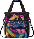 Puppy Dogs Coffee Maker Travel Bag Cute Animals Insulated Grocery Bag Travel Picnic Leakproof Cooler Bags With Shoulder Strap