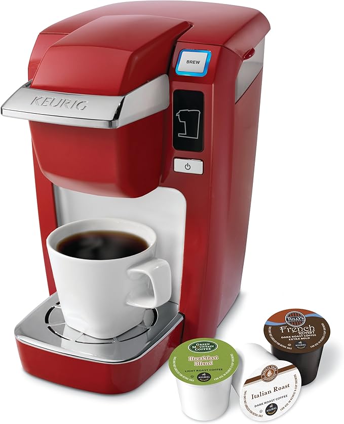 Keurig K10 Mini Plus Brewing System Poinciana Red