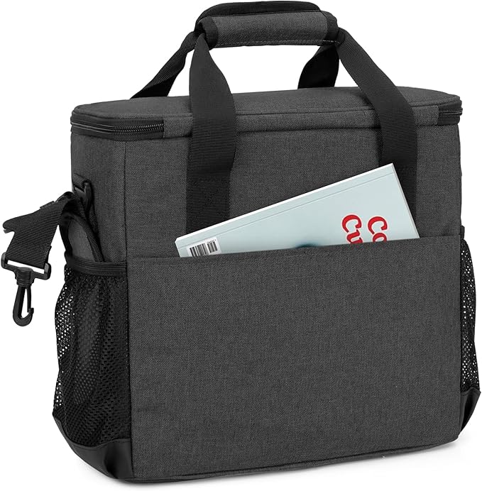 CURMIO Coffee Maker Carrying Bag Compatible for Keurig K-Mini or K-Mini Plus Single Serve Coffee Machine Travel Bag for K-Cup Pods Black (Bag Only)