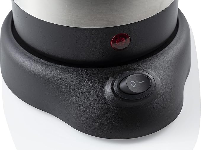 Arzum Cezve Electric Turkish Coffee Maker Stainless Steel Boil-Dry Protection Lid for Extra Protection Cordless Use 1 to 4 cups 120V 3-pin US-plug 800W