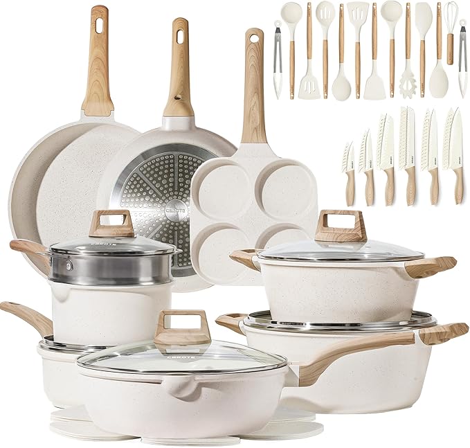 Cookware Sets+Knife set+Cooking Utensils