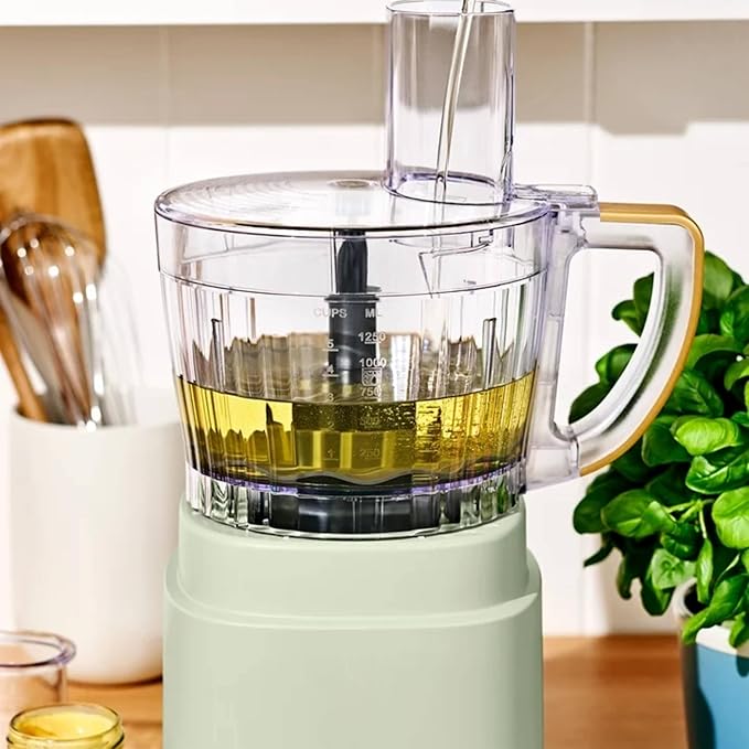 3-in-1 Kitchen Appliance System with Blender Food Processor and Personal Cup (Sage Green)