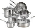 T-fal H800SB64 11 Piece Performa X Pan Set Silver