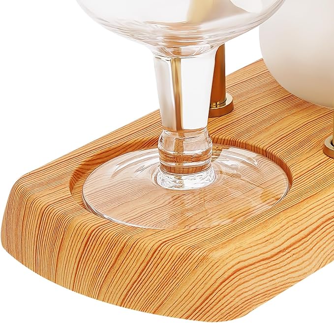 Balance Siphon Coffee MakerBelgium Luxury Royal Family Balance Syphon Coffee Maker Unique Gravity Vintage Cafe Maker for Home Kitchen Barista Use Capacity 500ml/17 oz