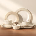 Dinnerware sets plates and bowls sets modern platesCeramic Dinnerware Sets12 Pieces Porcelain Lightweight PlatesScratch Resistant Dish Set (style - 5 4 - Set (12pcs))