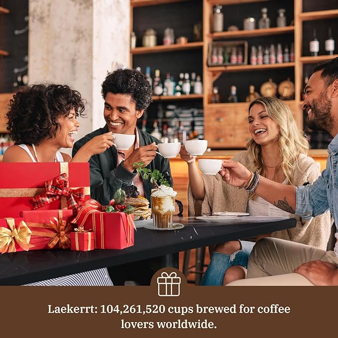 Espresso Machine Expresso Coffee Machines for Home 20 Bar Cafetera Espresso with Milk Frother Steam Wand Compact Small Coffee Maker for Latte and Cappuccino (Pear White Stainless Steel Gift)