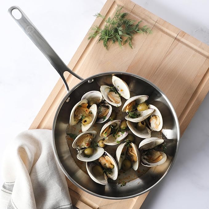 Martha Stewart Castelle 10 Stainless Steel Frying Pan Non Toxic Fry Pan Skillet