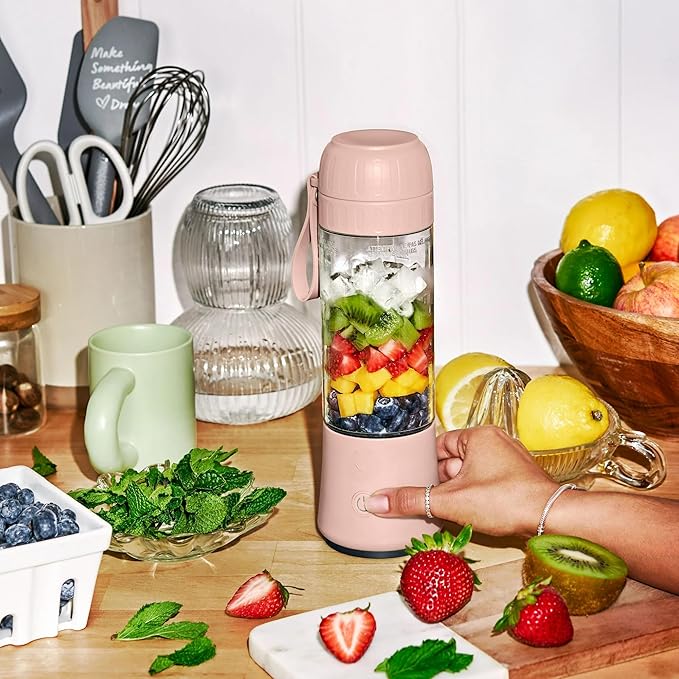 Beautiful Portable to-Go Blender 2.0 70 W 16 oz (Rose)