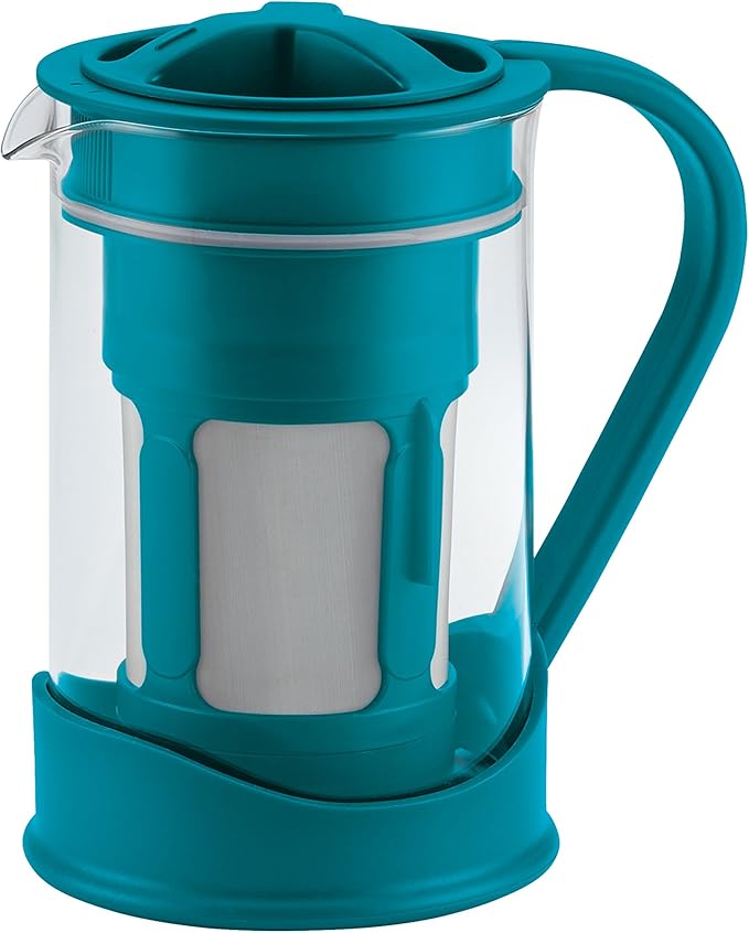 BonJour 50.7oz Cold Brew Coffee Maker Aqua