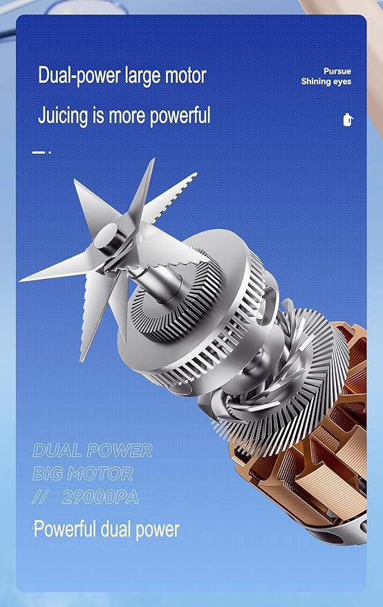large portable blenderpowerful motor driving ten-blade cutter head dual large-capacity batteries TYPE-C fast charging head 42Oz (1200ml) large capacity (GREEN WITH LID)