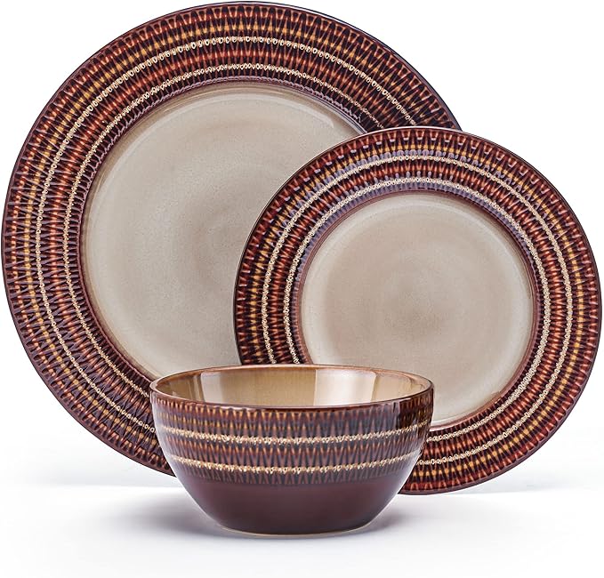 Pfaltzgraff Skylar 12 Piece Dinnerware Set Service for 4