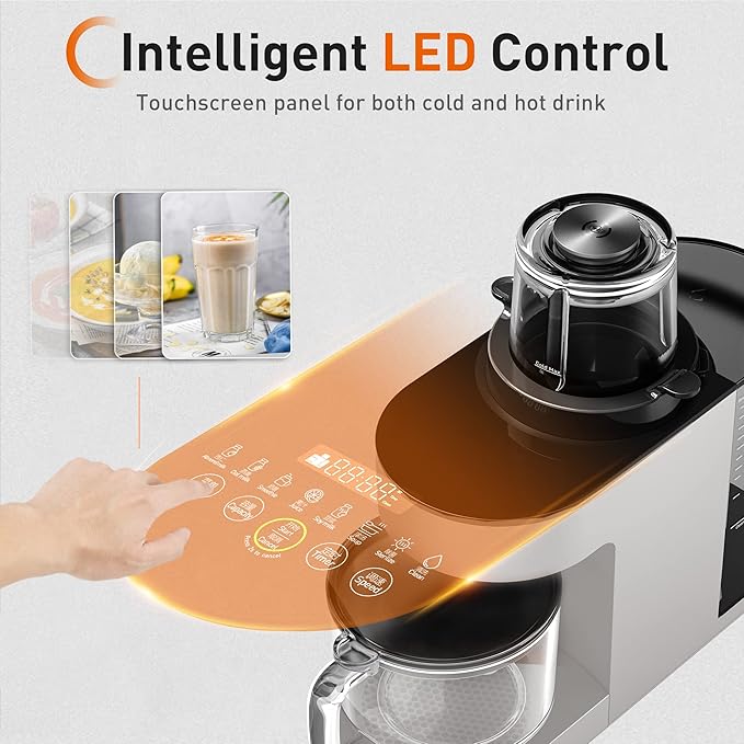 JOYOUNG 1200ml Food Blender White 8 Functions Quick Vegan Milk in 3 Minutes