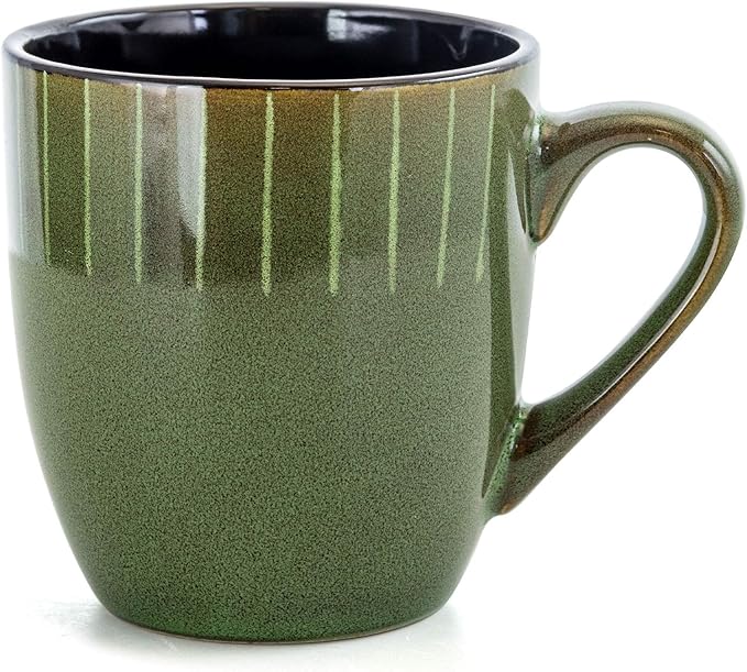 16-Piece Stoneware Dinnerware Set for 4 – Durable Microwave &amp Dishwasher Safe
