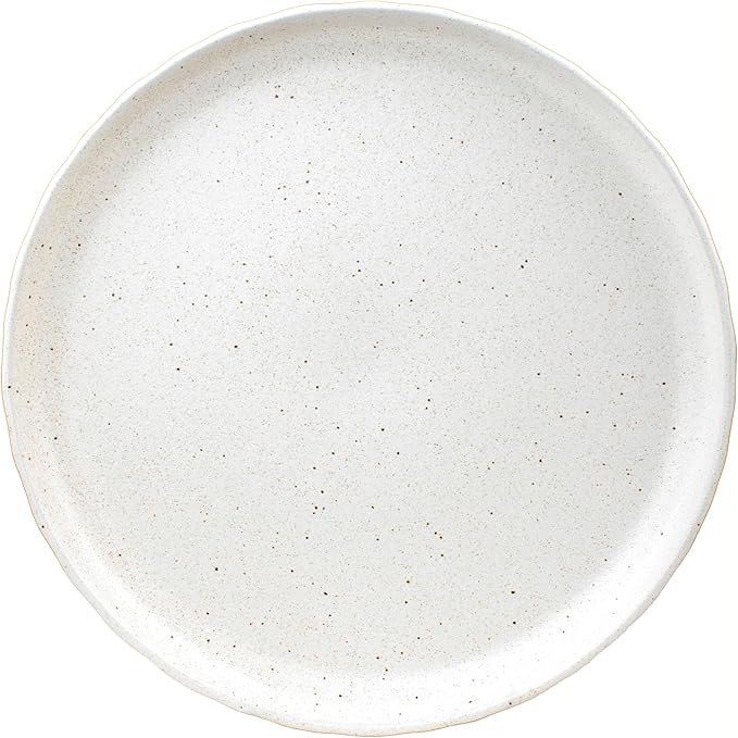 Sango Kaya 16-Piece Stoneware Dinnerware Set – Service for 4 Plate &amp Bowl Set Featuring Rustic Blue Speckled Design for Everyday Dining &amp Entertainment Microwave &amp Dishwasher Safe
