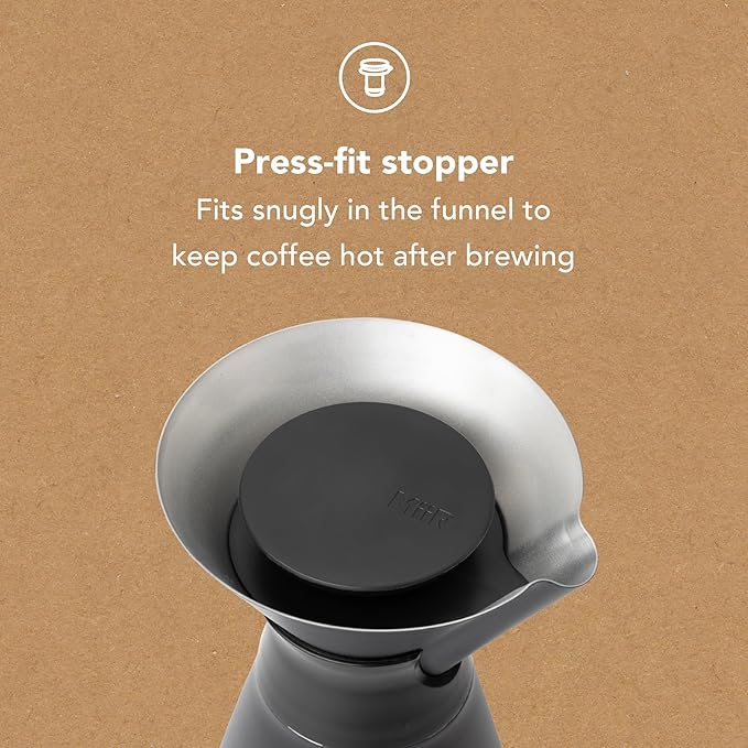 MiiR New Standard Carafe 33oz Shatterproof Durable Double-Wall Vacuum Insulated Coffee Carafe for Pour Over Coffee