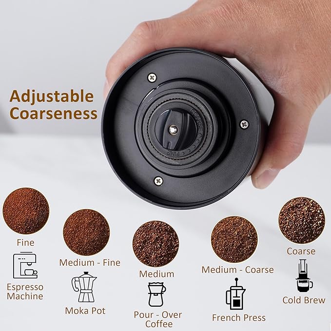 SuperCook Pour Over Coffee Dripper Set Hand Drip Coffee Maker Set All in One Pour Over Kit with Electric Grinder Coffee Dripper Set Ideal for Anniversary Birthday Gift
