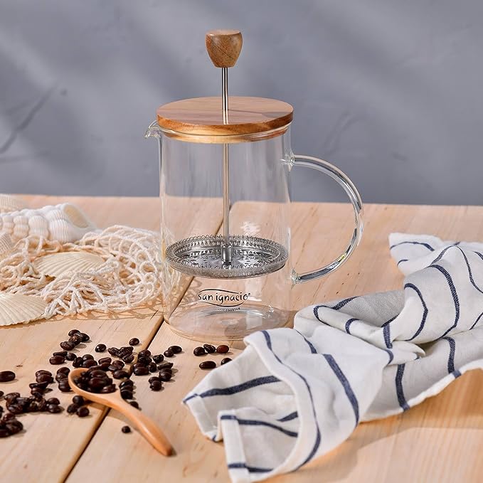 San Ignacio Borosilicate Glass Coffee Maker Diameter 15.8 x 10 x 18.8 cm