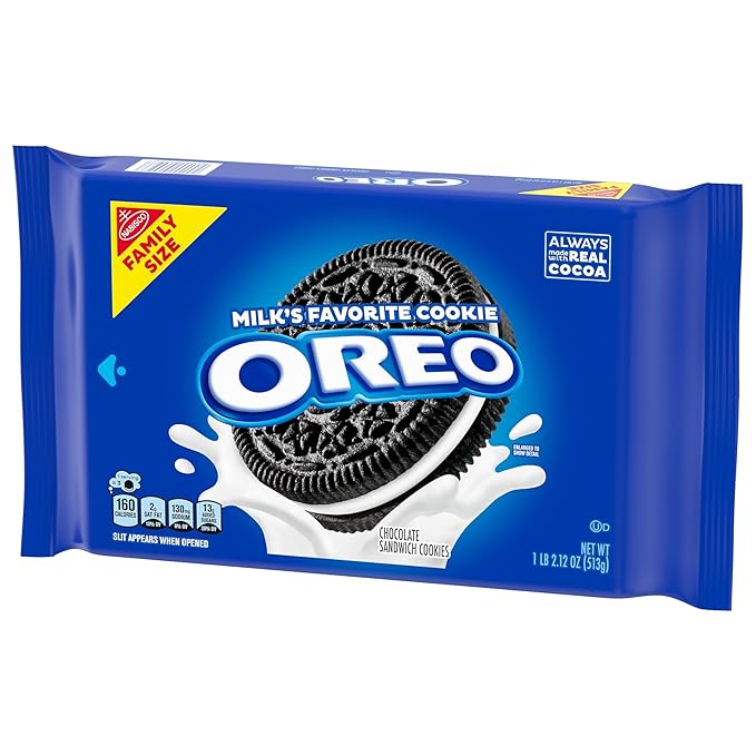 OREO Chocolate Sandwich Cookies Family Size 12 - 18.12 oz Packs