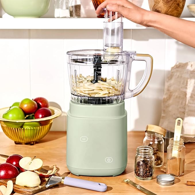 3-in-1 Kitchen Appliance System with Blender Food Processor and Personal Cup (Sage Green)