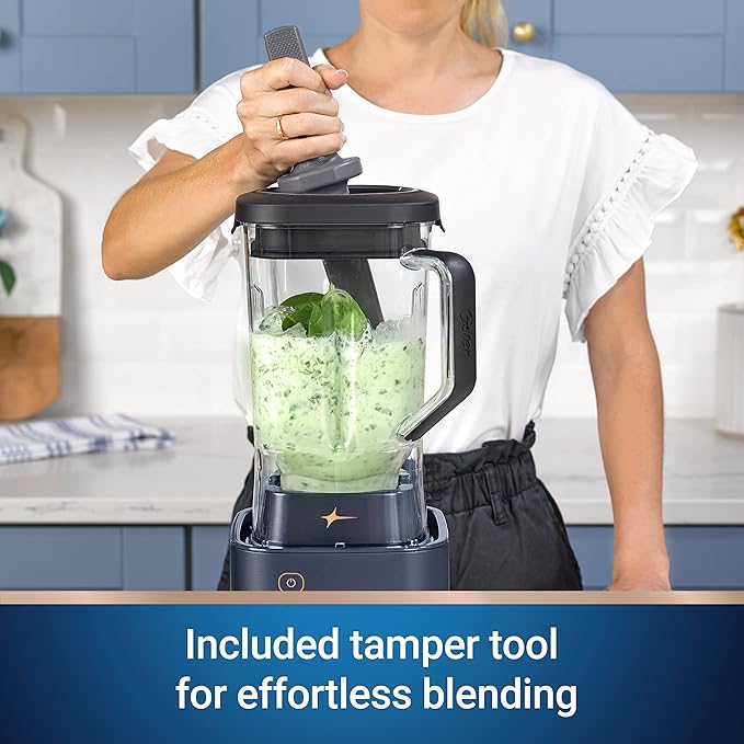 Oster Pro Series Blender with XL 9-Cup Tritan Jar and Tamper Tool Dark Blue