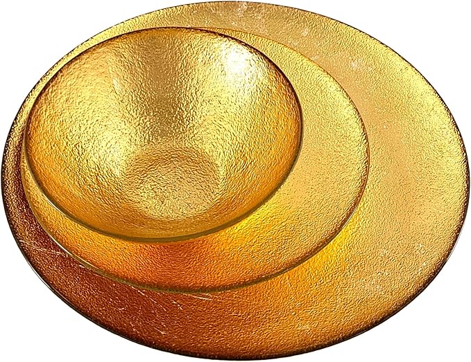 AURA 12PC Dinnerware Set Gold