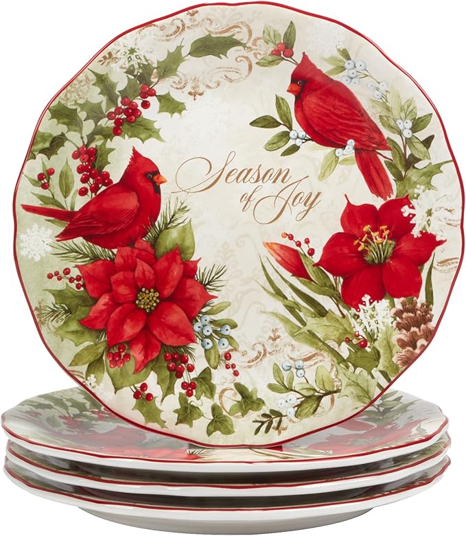 Certified International Winter's Medley 16 pc Dinnerware Set Service for 4