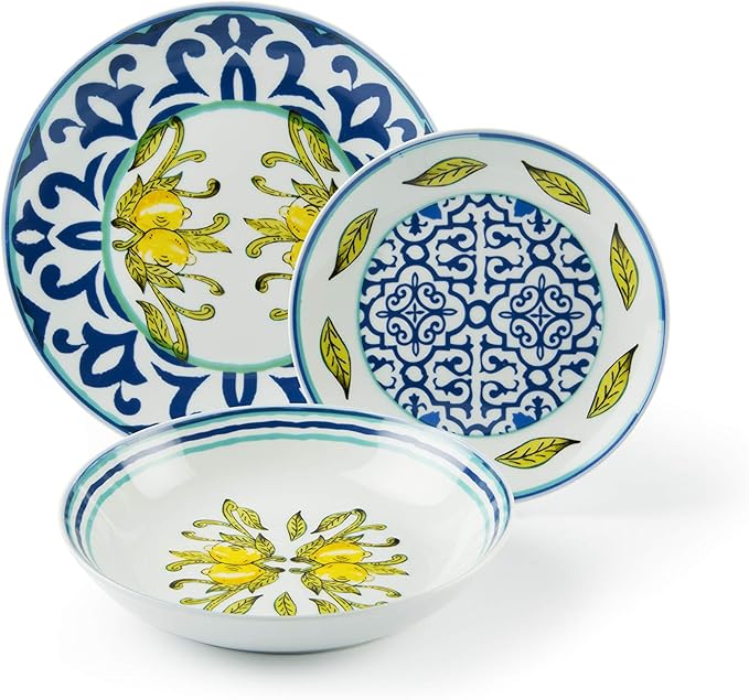Excelsa Amalfi Dinner Set 18 Pieces Porcelain