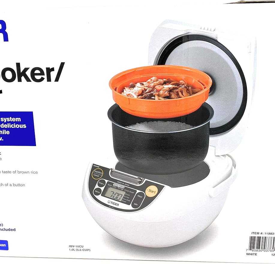 Tiger 5.5-Cup Micom Rice Cooker &amp Warmer &amp Steamer