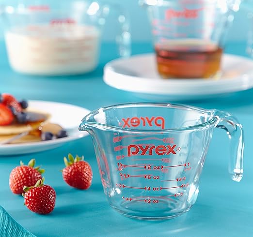 COMFEE' 6-in-1 Multi Cooker Bundle with Pyrex 3-Piece Glass Measuring Cup Set 2 QT Capacity Rice Cooker with Steamer Slow Cooker Saute Functions