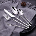 18/10 stainless steel cutlery set durable and corrosion-resistant dinnerware set mirror polished tabelleware set