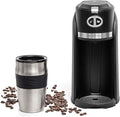 Mixpresso 2 in 1 Grind &amp Brew Automatic Personal Coffee Maker Automatic Single Serve Coffee Maker with Grinder Built-In and 14oz Travel Mug Auto Shut Off FunctionBlack Travel Coffee Maker