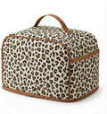 Deosk Toaster Cover 4 slice With 2 Pockets &amp Thickened Sponge Oxford Toaster Covers For 4 Slice Wide Slot and Kitchen Use 12 x 10 x 7.5 (LargeLeopard）
