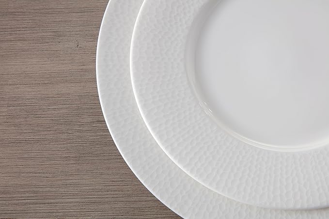Fortessa Amanda Porcelain 16 Piece Dinnerware Set Service for 4 White