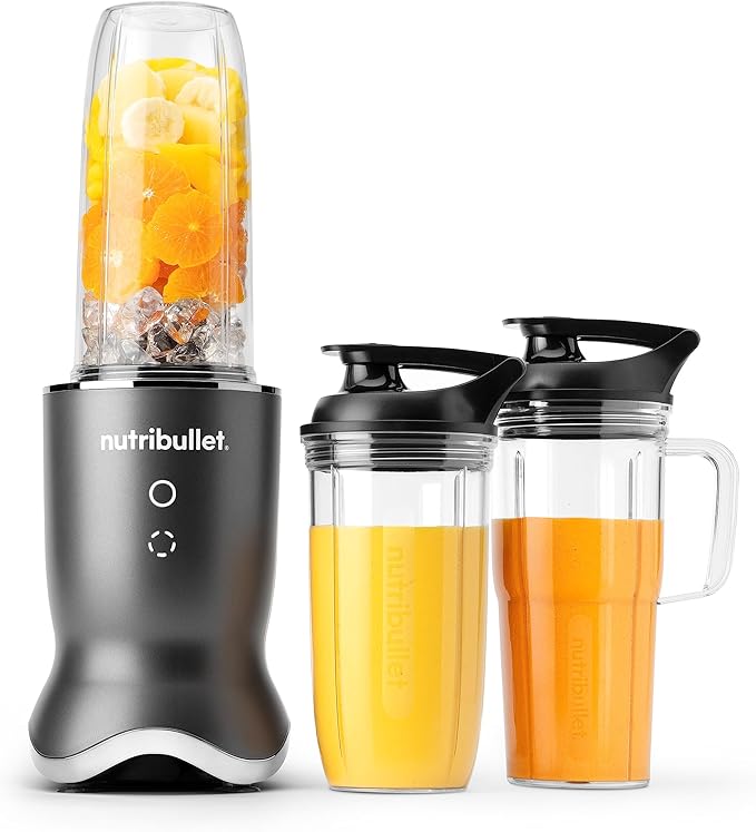 nutribullet Ultra Personal Blender NB50500 32 oz Gray &amp 4-pack Metal Straws