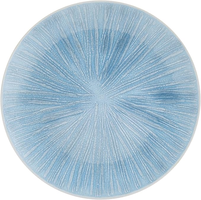 Pfaltzgraff Logan 16 Piece Dinnerware Set Service for 4 Blue Ombre