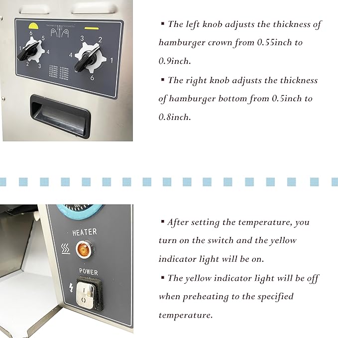 Vertical Commercial Burger Machine Hamburger Bun Toaster Chain Toaster for Restaurants Bakery Cafeteria Diner Chain Type Automatic Adjustable 2000W