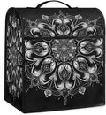 cfpolar Kitchen Aid Mixer Cover Compatible with 6-8 Quarts Ethnic Mandala Flower Black Stand Mixer Cover Kitchen Aid Mixers Accessories Appliance Organizer Bag Dust Covers with Zipper Pocket