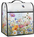 cfpolar Kitchen Aid Mixer Cover Compatible with 6-8 Quarts Butterfly Flower Pattern Stand Mixer Cover Kitchen Aid Mixers Accessories Appliance Organizer Bag Dust Covers with Zipper Pocket