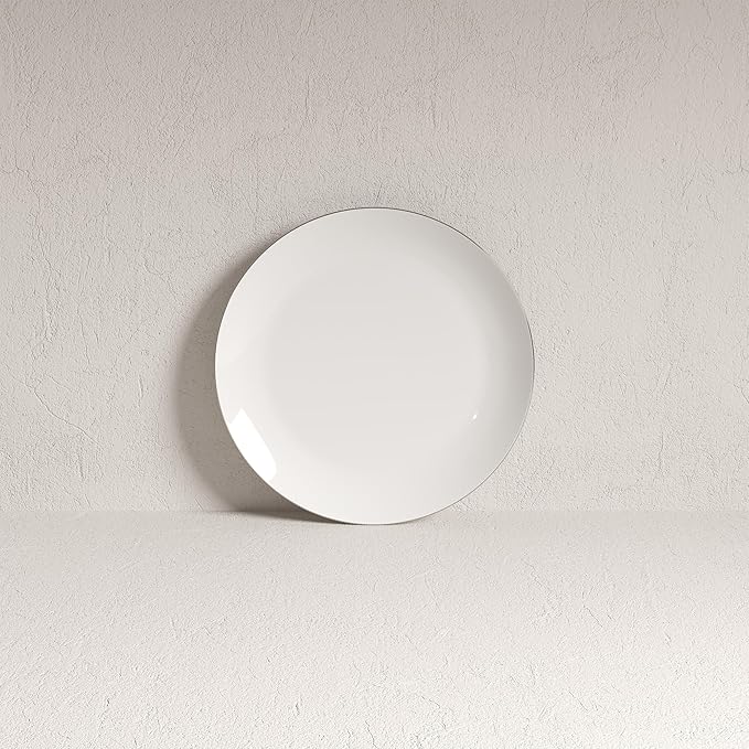 Premium Ceramic Dinnerware Sets. Plates and Bowls Sets. Dish Set. Dishes Set for 4. Platos De Cocina Dishwasher Safe White