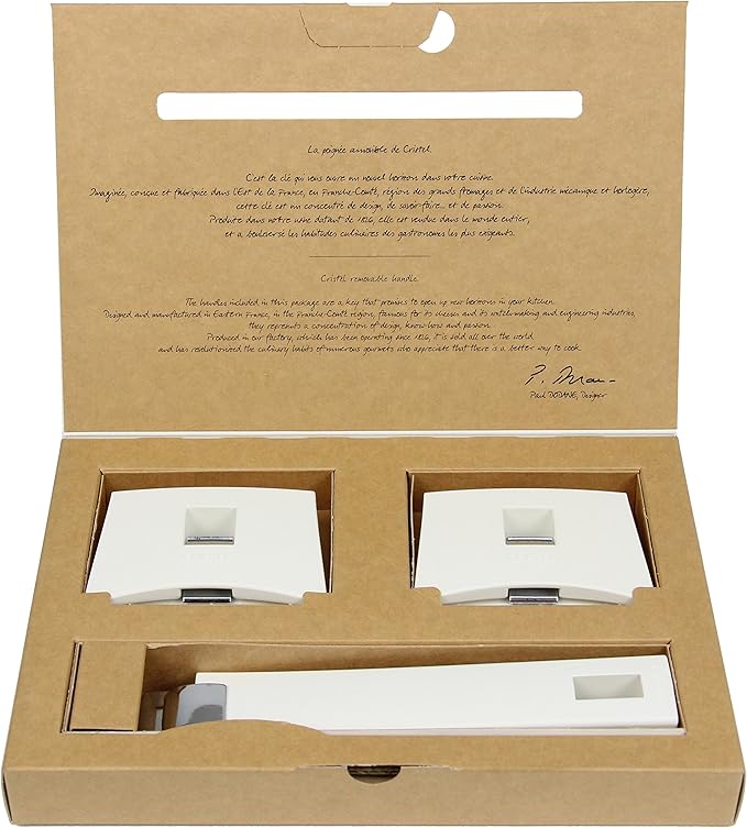 Cristel Mutine Spplmaw Set of Handles White