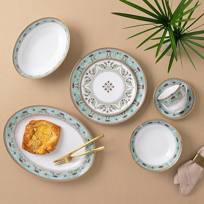 Noritake Serene Garden 12-Piece Dinnerware Set Service for 4