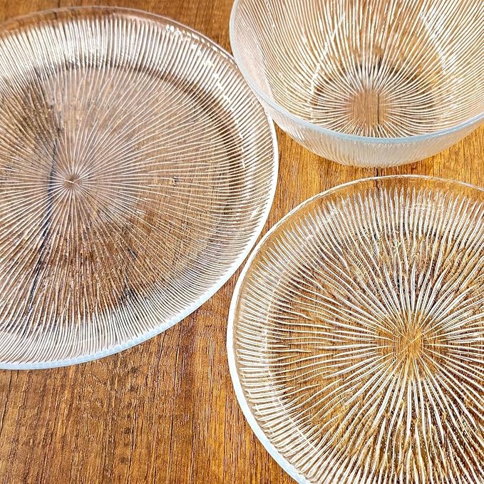 CASCATA 12 pcs. Glass Dinnerware Set