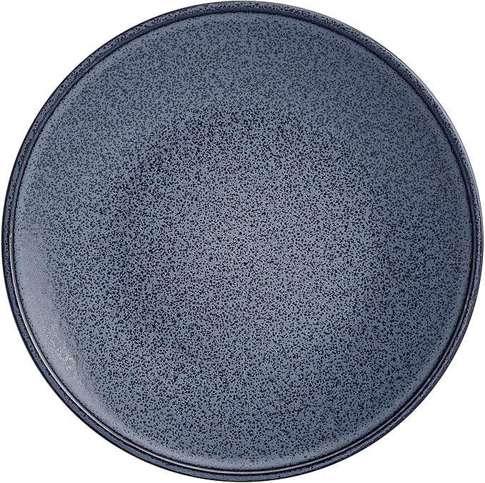 Mikasa Rylan 12 Piece Dinnerware Plate Bowl Set Service for 4 Blue